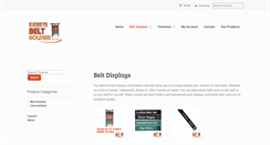 Desktop Screenshot of karatebeltholders.com